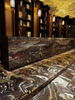 China Natural Landscape Purple Marble Stone