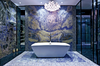Bolivia Blue Granite Slab luxury stone for wall decoration